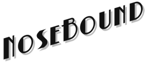 NoseBound Game Logo Inverted White